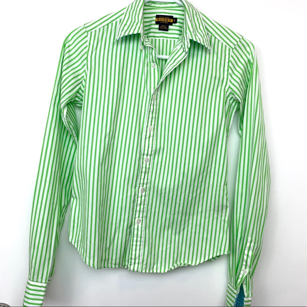 Ralph Lauren Rugby button down shirt Sz 0